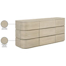  Meridian Annalise Natural Solid Wood Dresser IMAGE 12
