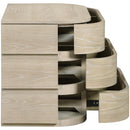  Meridian Annalise Natural Solid Wood Night Stand IMAGE 8