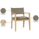  Color_Brown -- Meridian Avon Arm Chair IMAGE 8