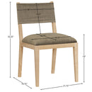  Color_Brown -- Meridian Avon Dining Chair IMAGE 8