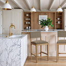  Color_Brown -- Meridian Avon Counter Height Stool IMAGE 2