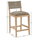  Color_Brown -- Meridian Avon Counter Height Stool IMAGE 8