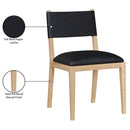  Color_Black -- Meridian Avon Dining Chair IMAGE 9