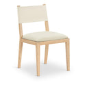  Color_Cream -- Avon Cream Vegan Leather Dining Side Chair IMAGE 1