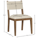  Color_Beige -- Meridian Avon Dining Chair IMAGE 8