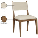  Color_Beige -- Meridian Avon Dining Chair IMAGE 9