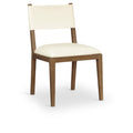  Color_Cream -- Avon Cream Vegan Leather Dining Side Chair IMAGE 1