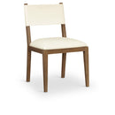  Color_Cream -- Avon Cream Vegan Leather Dining Side Chair IMAGE 1