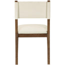  Color_Cream -- Avon Cream Vegan Leather Dining Side Chair IMAGE 5