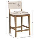  Color_Beige -- Meridian Avon Counter Height Stool IMAGE 8