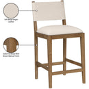  Color_Beige -- Meridian Avon Counter Height Stool IMAGE 9