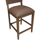  Color_Brown -- Avon Brown Vegan Leather Counter Stool IMAGE 6