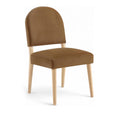  Color_Saddle -- Varinelle Saddle Velvet Performance Fabric Upholstered Dining Chair IMAGE 1