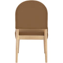  Color_Saddle -- Varinelle Saddle Velvet Performance Fabric Upholstered Dining Chair IMAGE 4