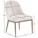  Color_Beige -- Meridian Ferro Dining Chair IMAGE 7