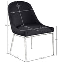  Color_Black -- Meridian Ferro Dining Chair IMAGE 7
