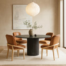  Color_Cognac -- Meridian Navo Dining Chair IMAGE 2