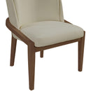  Meridian Navo Beige Vegan Leather Upholstered Dining Chair IMAGE 5
