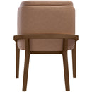  Meridian Navo Brown Vegan Leather Upholstered Dining Chair IMAGE 5