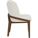  Meridian Navo Cream Vegan Leather Upholstered Dining Chair IMAGE 3