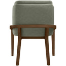  Color_Green -- Navo Green Vegan Leather Upholstered Dining Chair IMAGE 5