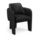  Meridian Vanda Black Vegan Leather Upholstered Dining Chair IMAGE 1