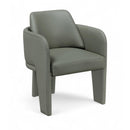  Color_Olive -- Vanda Olive Vegan Leather Upholstered Dining Chair IMAGE 1