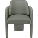  Meridian Vanda Olive Vegan Leather Upholstered Dining Chair IMAGE 3