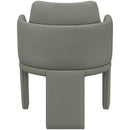  Meridian Vanda Olive Vegan Leather Upholstered Dining Chair IMAGE 5