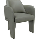  Color_Olive -- Vanda Olive Vegan Leather Upholstered Dining Chair IMAGE 7
