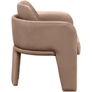  Color_Tan -- Vanda Tan Vegan Leather Upholstered Dining Chair IMAGE 4