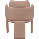  Color_Tan -- Vanda Tan Vegan Leather Upholstered Dining Chair IMAGE 5