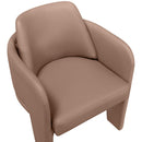  Color_Tan -- Vanda Tan Vegan Leather Upholstered Dining Chair IMAGE 6