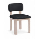  Meridian Paloma Black Vegan Leather Upholstered Dining Chair IMAGE 1