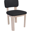  Meridian Paloma Black Vegan Leather Upholstered Dining Chair IMAGE 7