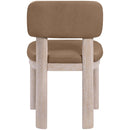  Meridian Paloma Brown Vegan Leather Upholstered Dining Chair IMAGE 5