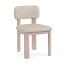  Color_Taupe -- Paloma Taupe Vegan Leather Upholstered Dining Chair IMAGE 1