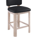  Meridian Paloma Black Vegan Leather Upholstered Counter Stool IMAGE 6