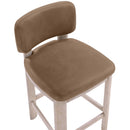  Color_Brown -- Paloma Brown Vegan Leather Upholstered Counter Stool IMAGE 7