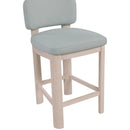  Color_Light Blue -- Paloma Light Blue Vegan Leather Upholstered Counter Stool IMAGE 6