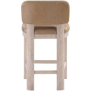  Meridian Paloma Tan Vegan Leather Upholstered Counter Stool IMAGE 5