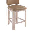  Meridian Paloma Tan Vegan Leather Upholstered Counter Stool IMAGE 6