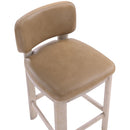  Color_Tan -- Paloma Tan Vegan Leather Upholstered Counter Stool IMAGE 7