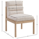  Color_Beige -- Meridian Eloura Dining Chair IMAGE 7