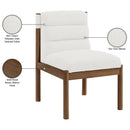  Color_Cream -- Eloura Cream Linen Textured Fabric Upholstered Dining Chair IMAGE 8