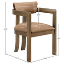  Color_Cognac -- Meridian Lavrin Arm Chair IMAGE 8