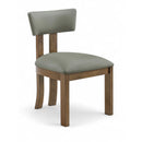  Color_Olive -- Lavrin Olive Vegan Leather Upholstered Dining Side Chair IMAGE 1
