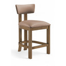  Color_Tan -- Lavrin Tan Vegan Leather Upholstered Counter Stool IMAGE 1