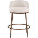  Color_Beige -- Meridian Ferro Counter Height Stool IMAGE 2