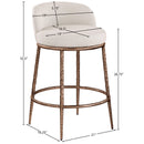  Color_Beige -- Meridian Ferro Counter Height Stool IMAGE 7